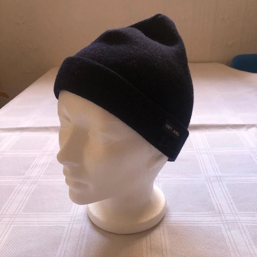 Never worn Saint James sailor navy wool hat - size small